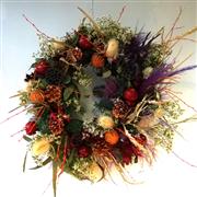 Orange and Apple wreath